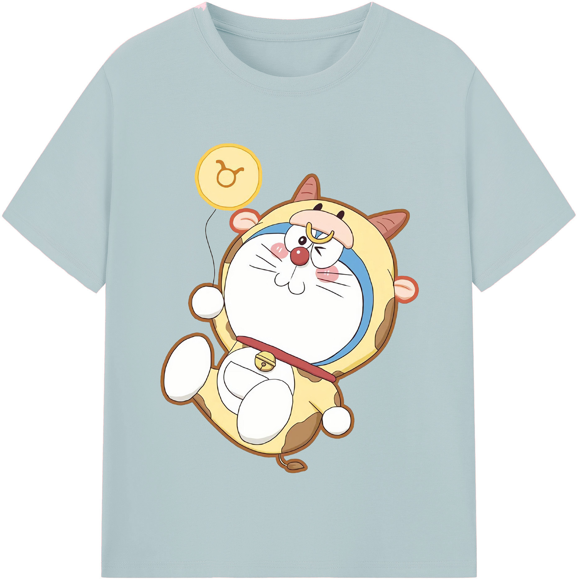（画像用） ドラえもん Doraemon 綿100％半袖Tシャツ（フロントプリント）